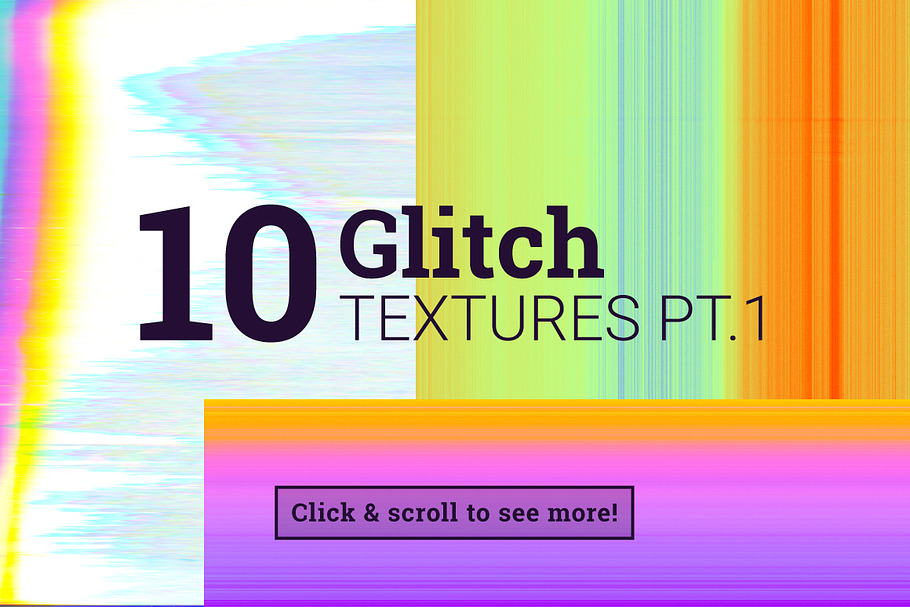 10 Glitch Textures pt.1 in Textures - product preview 8