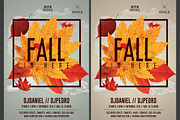 Fall Party Flyer Template