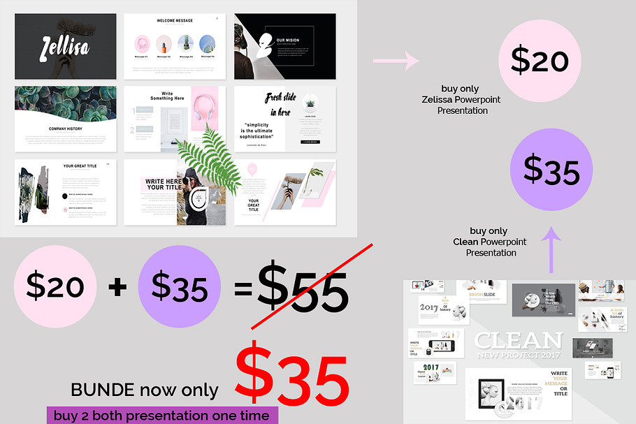 BIG BUNDE-ZELISSA + CLEAN POWERPOINT in Presentation Templates - product preview 8