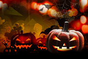 Halloween pumpkin design