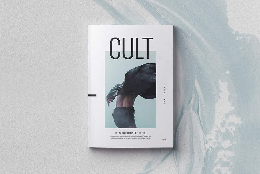 Cult Magazine in Magazine Templates - product preview 8