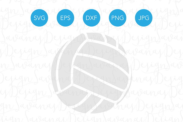 Volleyball Vector SVG EPS DXF PNG