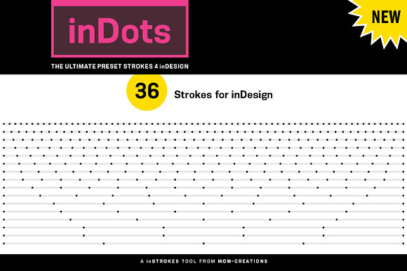inDots - Preset Strokes 4 inDesign in Photoshop Shapes - product preview 4