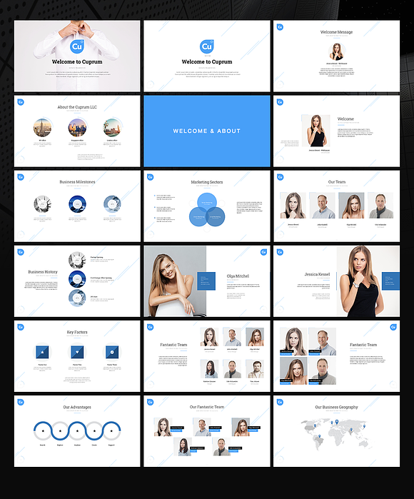 PowerPoint Presentation CUPRUM in PowerPoint Templates - product preview 1