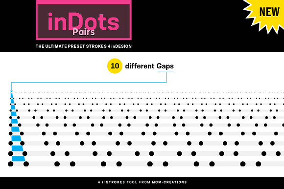 inDots Pairs - Strokes 4 inDesign in Photoshop Shapes - product preview 3