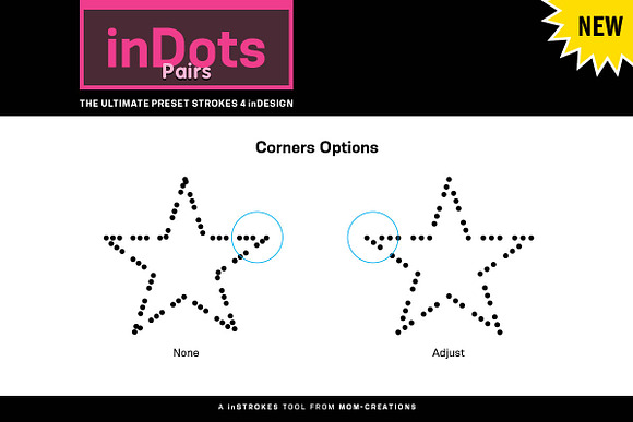 inDots Pairs - Strokes 4 inDesign in Photoshop Shapes - product preview 4