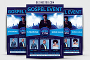Gospel concert event Church Flyer 