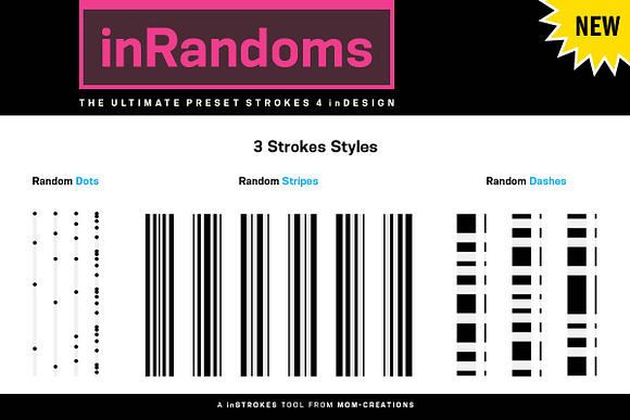 inRandom - Preset Strokes 4 inDesign in Photoshop Shapes - product preview 2
