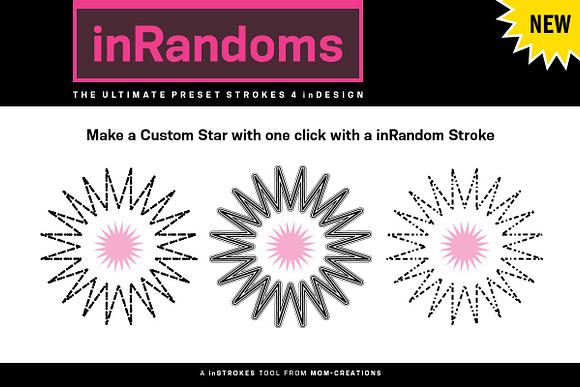 inRandom - Preset Strokes 4 inDesign in Photoshop Shapes - product preview 3