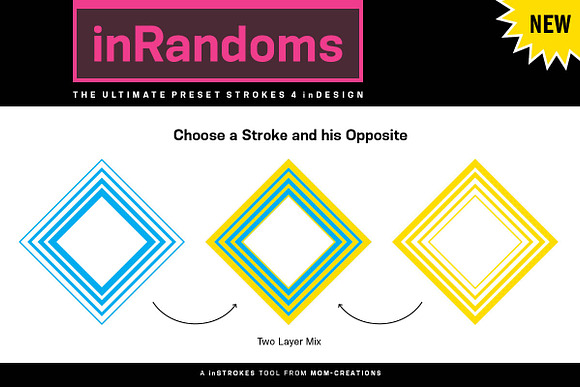 inRandom - Preset Strokes 4 inDesign in Photoshop Shapes - product preview 4