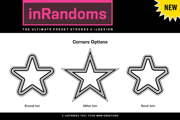 inRandom - Preset Strokes 4 inDesign in Photoshop Shapes - product preview 5