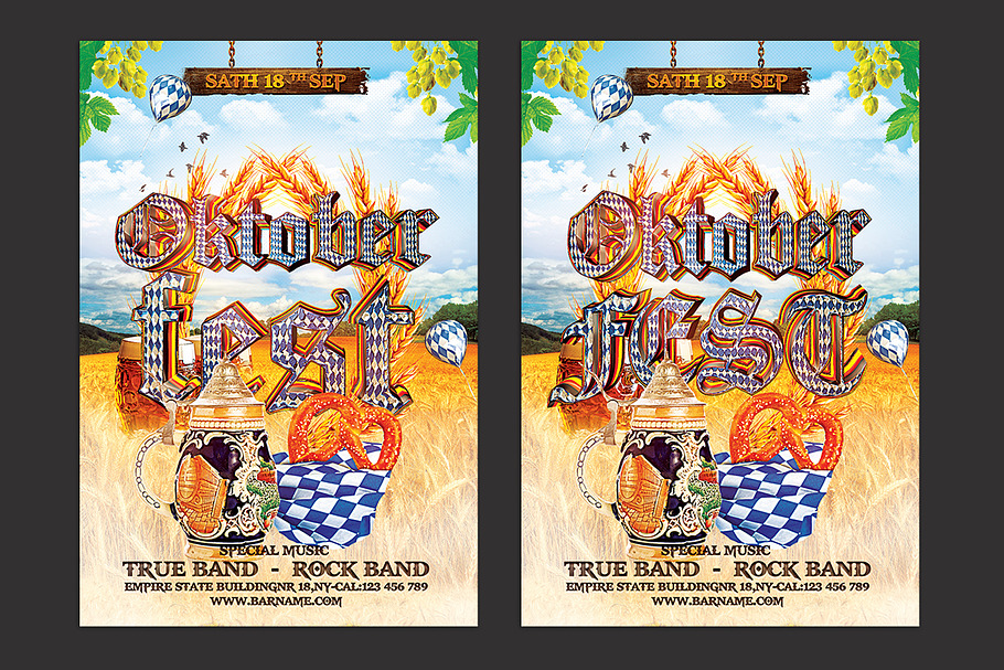 Oktoberfest Flyer in Flyer Templates - product preview 8