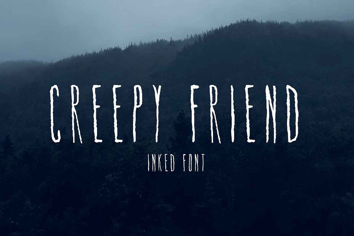 Creepy Friend Font in Display Fonts - product preview 8