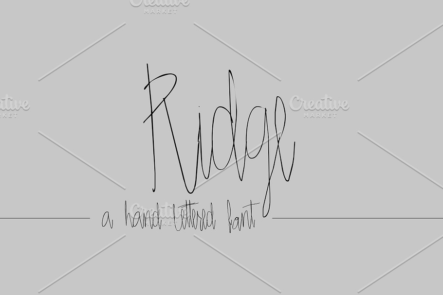 Ridge in Script Fonts - product preview 8