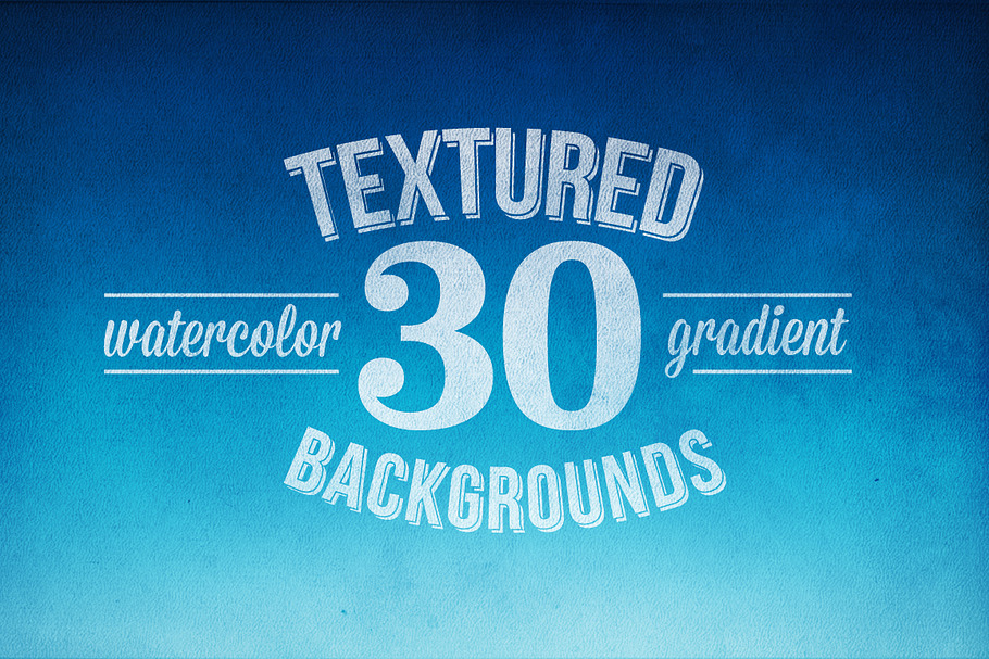 30 Flat Watercolor Textures