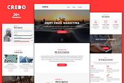 Credo Email Template + Builder