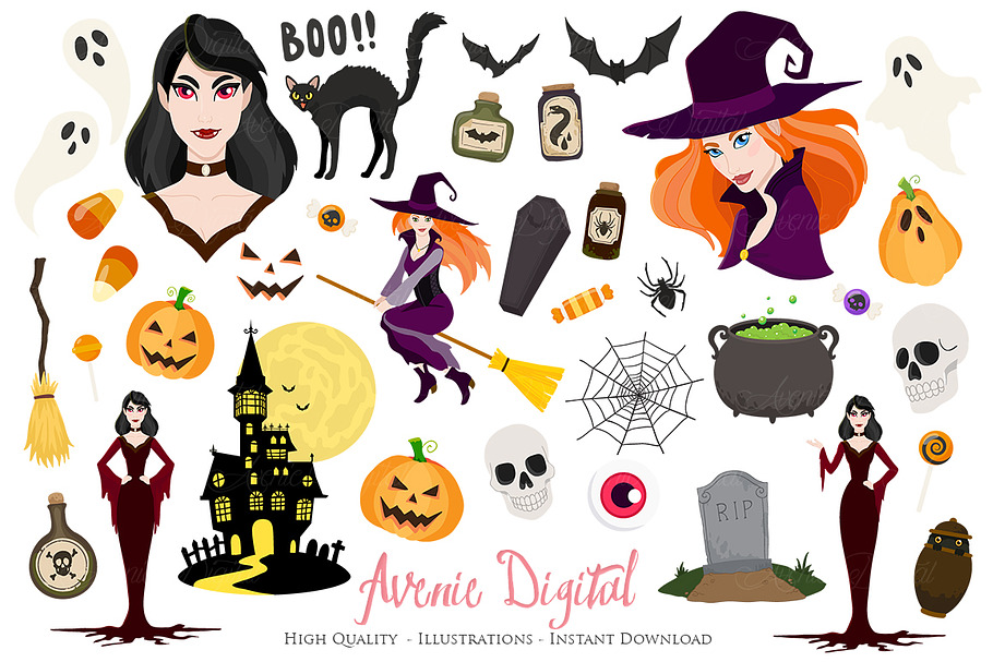 Halloween Clipart Graphics