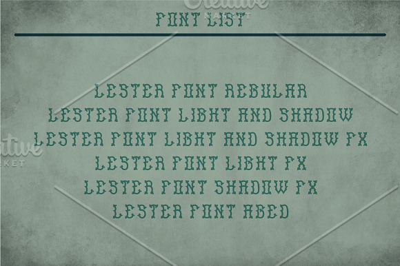 Lester Vintage Label Typeface in Display Fonts - product preview 5