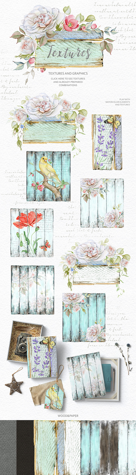 15% OFF Watercolor Floral Collection in Illustrations - product preview 6