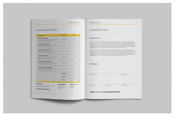 Project Proposal in Stationery Templates - product preview 8