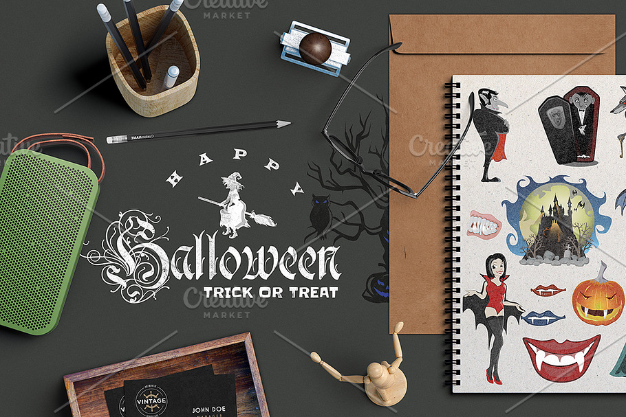 Halloween Huge Pack in Graphics - product preview 8