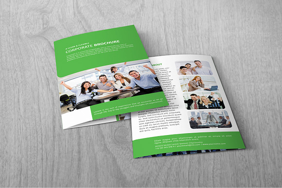 Bifold Business Brochure Vol 14 in Brochure Templates - product preview 4