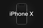 iPhone X Vector Mockup