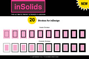 inSolids - Preset Strokes 4 inDesign