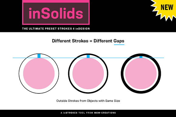 inSolids - Preset Strokes 4 inDesign in Photoshop Shapes - product preview 3