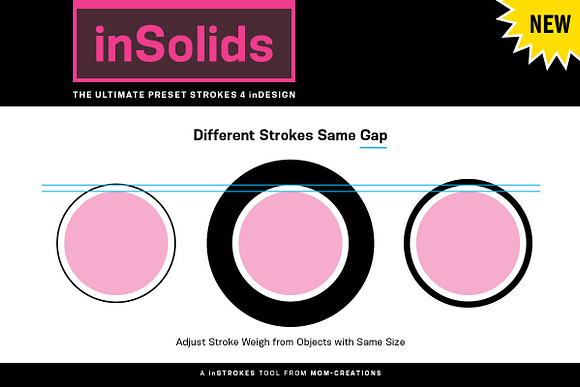 inSolids - Preset Strokes 4 inDesign in Photoshop Shapes - product preview 4