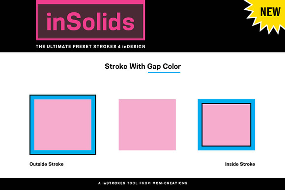 inSolids - Preset Strokes 4 inDesign in Photoshop Shapes - product preview 6