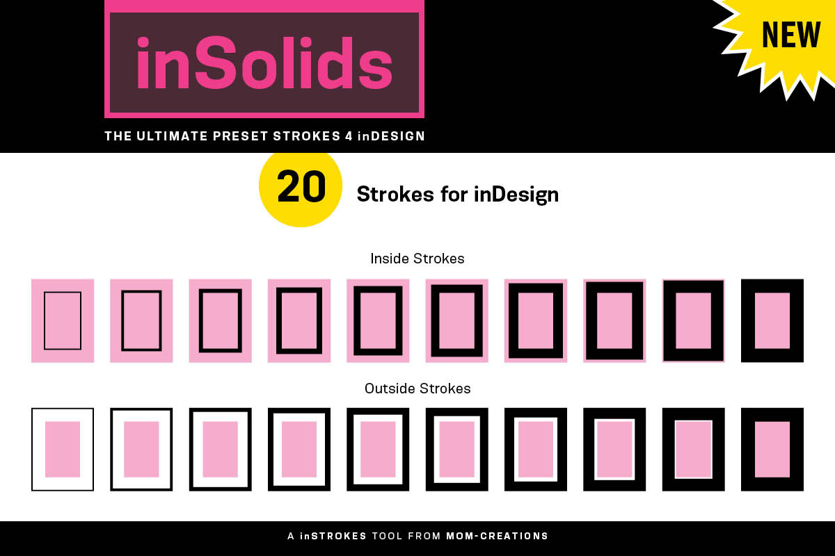 inStrokes -Preset Strokes 4 inDesign in Photoshop Shapes - product preview 8