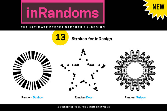 inStrokes -Preset Strokes 4 inDesign in Photoshop Shapes - product preview 1