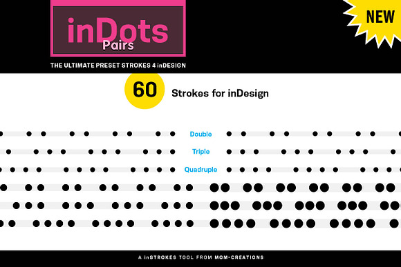 inStrokes -Preset Strokes 4 inDesign in Photoshop Shapes - product preview 4