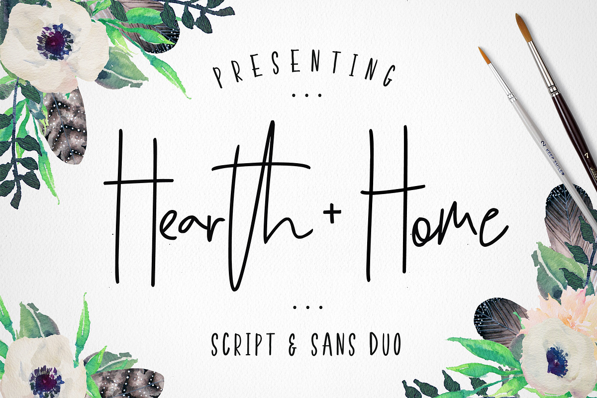 Hearth & Home Font Duo in Whimsical Fonts - product preview 8