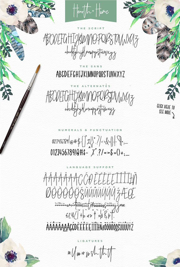 Hearth & Home Font Duo in Whimsical Fonts - product preview 3