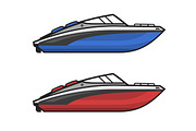 Motor Speed Boat Set