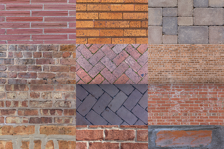 25 Texture Bundle of Bricks