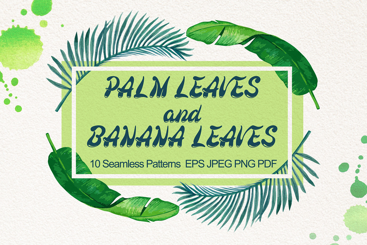 Palm and Banana Leaves Patterns in Patterns - product preview 8