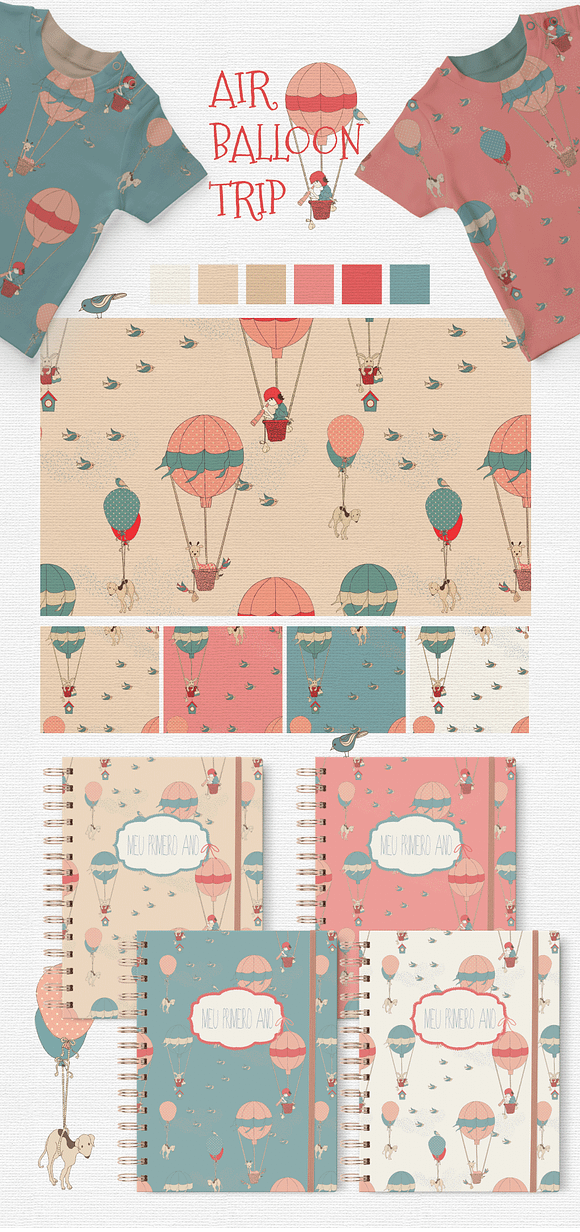 Air Ballon Trip  in Patterns - product preview 4