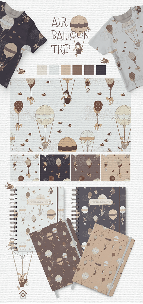 Air Ballon Trip  in Patterns - product preview 5