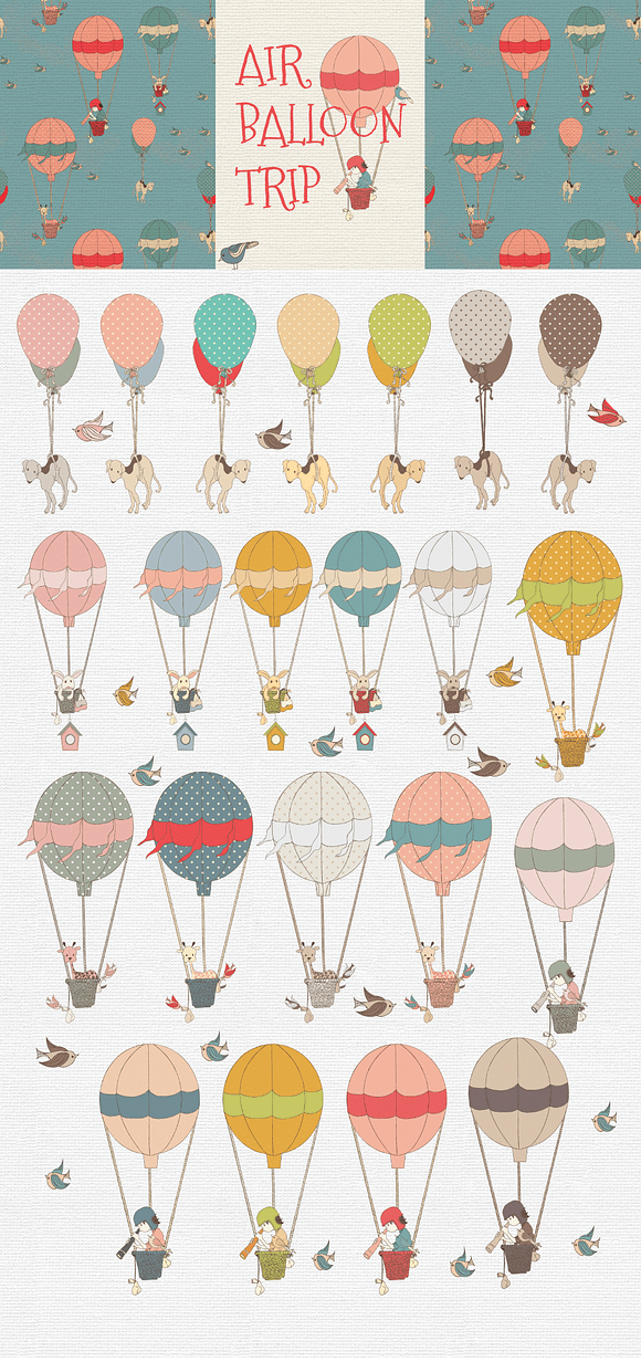 Air Ballon Trip  in Patterns - product preview 6