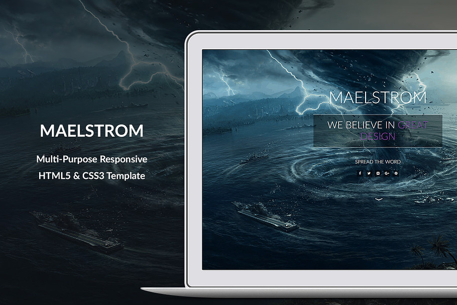 Maelstrom: Multipurpos HTML Template in HTML/CSS Themes - product preview 8