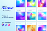 Creative Gradient Backgrounds Pack