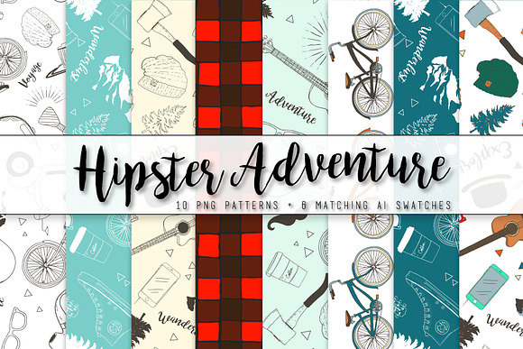 Wildlife Adventure Clipart Set in Illustrations - product preview 3