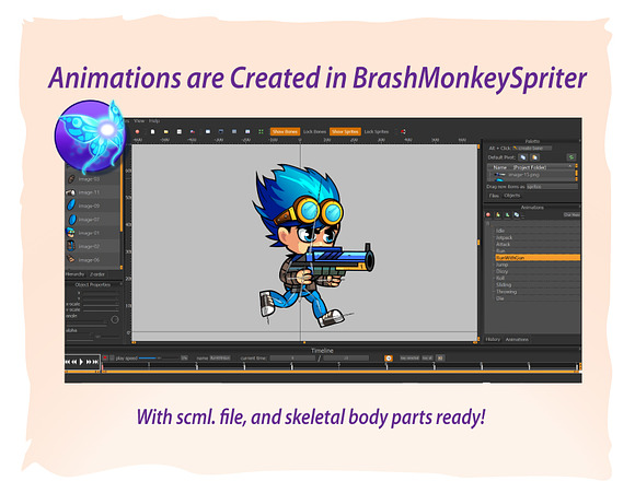 2D Game Character Sprites in Illustrations - product preview 3