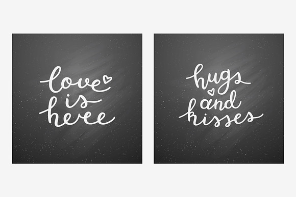 2 Love Lettering, 14 variations! in Objects - product preview 6