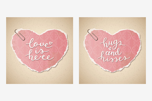 2 Love Lettering, 14 variations! in Objects - product preview 7