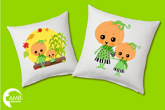 Darling little pumpkins AMB-2261 in Illustrations - product preview 2