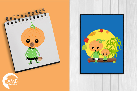 Darling little pumpkins AMB-2261 in Illustrations - product preview 4
